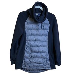 Lands' End Women's Insulated Hybrid Fleece Pullover Size S